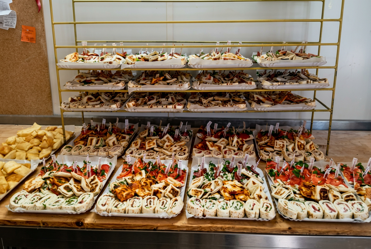 Il "Vassoio Top" — pasta fresca artigianale La Primula Rossa